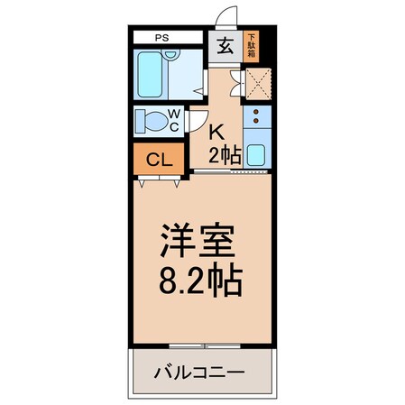 グリーングラス１の物件間取画像